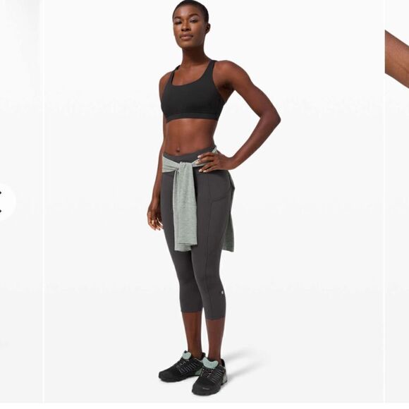 Lululemon Fast and Free Crop II 19" *Non-Reflective - Picture 1 of 7